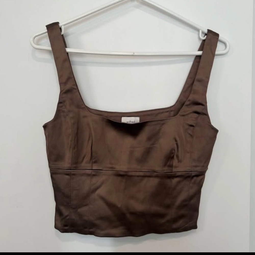 Wilfred Shine Bustier Top Small